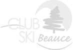 logo club ski beauce blanc